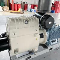 Mini compresseur d'air à palettes lubrifiées 1,5-55 kW, pompe à air compacte et silencieuse avec moteur pour la maison et les petits ateliers