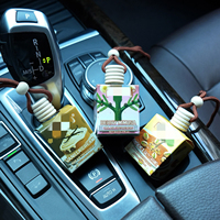 Nouveauté : Diffuseur d'arômes de voiture en verre de luxe avec évaporation naturelle, senteurs de rose, désodorisant d'air