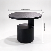 Table de négociation personnalisée pour hall d'hôtel, table ronde de réception pour bureau de vente, mobilier commercial de loisirs, personnalisation complète du magasin