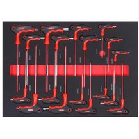 Ensemble d'outils de mécanicien professionnel de 252 pièces avec 6 plateaux en mousse EVA, organisateur de rangement pour tiroirs à outils pour garage