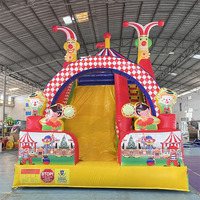 Structure gonflable pour enfants Lilo et Stitch avec toboggan sec, écologique, capacité 1000 kg, usage commercial