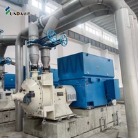 Yunda SS304 Double Disc Refiner PLC 15000 L/mnt 2-5% Konsistensi Masukan Peralatan Penghalusan Penggerak Pengumpan Hemat Energi 380V 26-30"