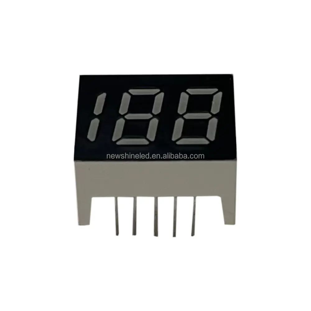 Wholesale price 0.25" DIP 3 digit 7 segment led display 0.25 inch 3 digits micro led 7 segment display seven segment led display