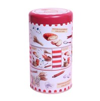 Ensemble de 3 boîtes rondes de luxe en métal pour le stockage des aliments biscuits biscuits biscuits bonbons chocolat pour le stockage des biscuits craquelins