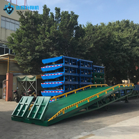 CE 8T 10T conteneur Dock rampe chariot élévateur mécanique Mobile hydraulique levage rampe de chargement