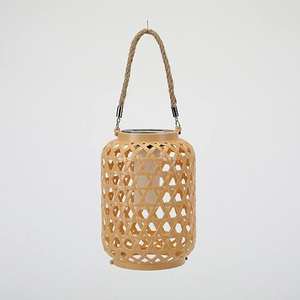 Nueva Linterna de Bambú Natural Hecha a Mano, Lámpara de Bambú con Asas, al Precio de Fábrica, Linterna Decorativa, Lámpara - Product Image 1
