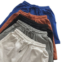 2023 nouveautés logo personnalisé sueur essentiel fitness course respirant gym 100% coton cordon shorts pour hommes