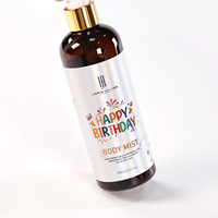 Pabrik langsung sesuai pesanan holografik 3D Spot UV Label stiker ramah lingkungan untuk parfum sampo botol Losion