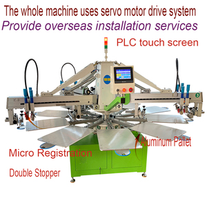 Flat 4 màu áo phông màn hình tự động máy in kích thước tùy chỉnh - Product Image 3