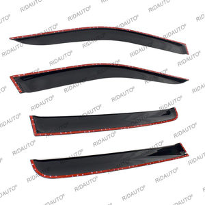 Nẹp che mưa cửa kính xe hơi màu đen dành cho xe bán tải MISUBISHI TRITON 2024 2025, cabin kép - Product Image 5