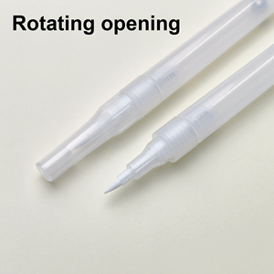 Punta de cepillo suave, barril transparente, fabricante de pintura vacía, piezas de pluma para recarga de tinta, marcador vacío de grafiti recargable - Product Image 2