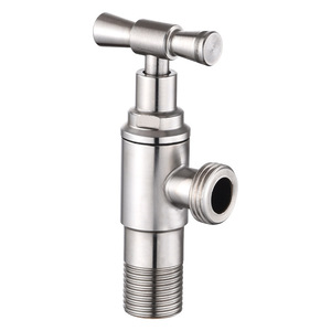 Válvula Angular Zimani de Acero Inoxidable 304 con Rosca Macho de 20 mm de Diámetro Interior, Válvula de Cierre para Agua Fría y Caliente - Product Image 1
