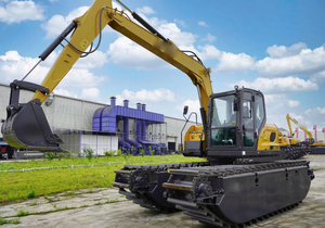 Excavatrice amphibie XE75GS <span class=keywords><strong>de</strong></span> 11,35 tonnes, pelleuse pour zones humides <span class=keywords><strong>de</strong></span> 36 kW avec flèche <span class=keywords><strong>de</strong></span> travail extensible - Product Image 3