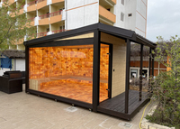 Sauna Spa Dinding Garam Himalaya Modern yang Dapat Disesuaikan, Terbuat dari Kayu Solid dengan Uap Basah dan Panel Kontrol untuk Relaksasi