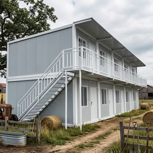 Casa Prefabricada Desmontable Económica para Granja y Zona Rural con Estructura de Acero - Product Image 3
