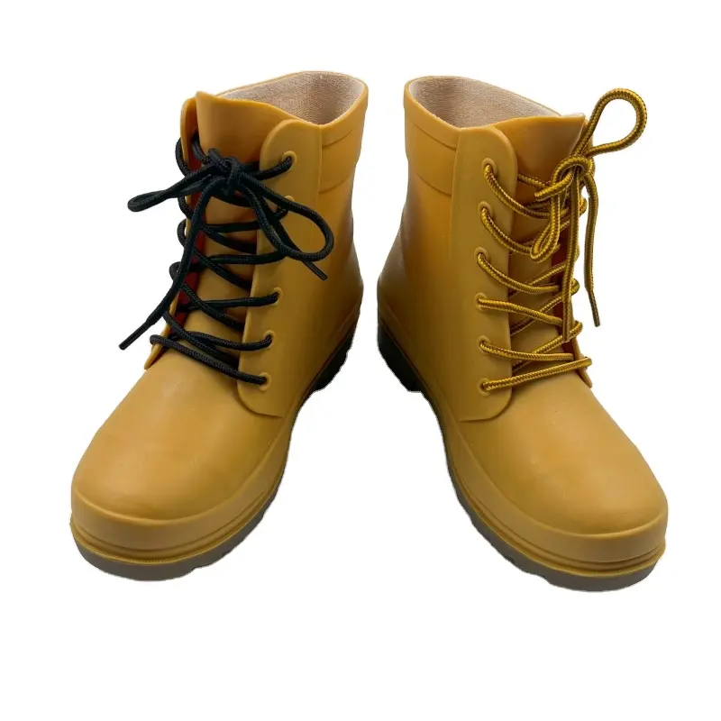 Unisex EVA antiscivolo stivale alla caviglia in PVC scarpe da acqua stivali di gomma per gli uomini stivali da pioggia scarpe da donna impermeabili
