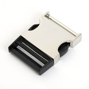 Side Release Buckle Zinc Alloy Gunmetal Silver Black Durable Bag Accessories Backpack Adjustable <b>Webbing</b> Hardware Fasteners - Product Image 3