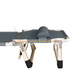 Silla Plegable Impermeable Moderna Ligera de Acero Inoxidable, Tumbona para Exteriores, Cama de Madera para Acampar, Hogar, Jardín, Ocio, Hoteles - Product Image 5