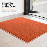 Tapis d'entrée 3M Nomad 6050 Slim Loop Mat, absorbant les poussières fines, respectueux des chaussures, antidérapant, pour la maison