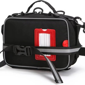 Sac de secours ignifuge et étanche avec fermeture éclair pour trousse de premiers secours, idéal pour voiture, maison et activités de plein air - Product Image 1