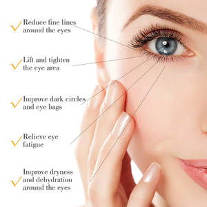Mascarilla de Ojos de Colágeno de Cristal con Tratamiento de Gel y Parches de Oro 24k Personalizados para Ojeras Oscuras - Product Image 4
