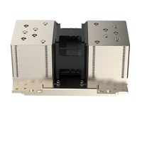 Dissipateur thermique pour processeur de serveur COOLSERVER CS-9324-2UA36, 7 caloducs, base en cuivre, deux roulements à billes, ventilateur PWM, TDP 550W pour boîtier d'ordinateur