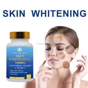 Complément Alimentaire OEM Éclaircissant pour la Peau 5000mg L-Glutathion Collagène Vitamine C en Capsules (60 unités) Anti-Âge Élimination des Taches Brunes - Product Image 4