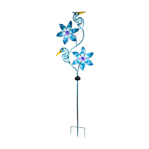 Lámpara de Jardín con Forma de Garza, Alimentada por Energía Solar, con Cadena de Luces LED para Decoración de Patio, Balcón y Césped - Product Image 5