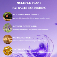 EKBER Gel Douche Antioxydant à la Mûre Apaise les Rougeurs et Soulage le Stress Gel Douche Apaisant à la Mûre pour Peaux Sensibles