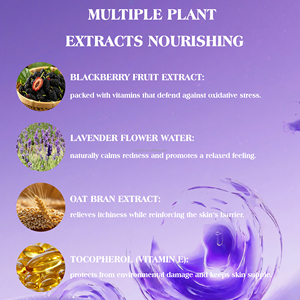 EKBER Antioxidatives Brombeer-Duschgel Beruhigt Rötungen Stressabbau Duschgel Brombeer-Beruhigendes Körperwaschmittel für Empfindliche Haut - Product Image 4