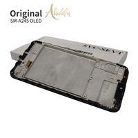 OLED d'origine pour Samsung A245/A24 4G pièces de téléphone portable cadre d'assemblage de remplacement LCD avec 1 an de garantie Service Pack