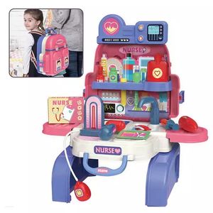 Juego <span class=keywords><strong>de</strong></span> simulación <span class=keywords><strong>de</strong></span> Casa <span class=keywords><strong>de</strong></span> juguete para niños, carrito médico <span class=keywords><strong>de</strong></span> plástico, Kit <span class=keywords><strong>de</strong></span> Hospital, máquina <span class=keywords><strong>de</strong></span> ultrasonido - Product Image 3