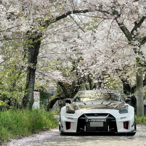 ชุดแต่งไวด์บอดี้คาร์บอนไฟเบอร์ครึ่งชิ้นใหม่สำหรับ Nissan GT-R R35 ปี 2008-2024 - ชุดกันชนรถยนต์แบบเปลี่ยนตรง พร้อมสเกิร์ตข้างและสปอยเลอร์ FRP - Product Image 5