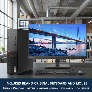 คอมพิวเตอร์ตั้งโต๊ะ Lenovo ThinkCentre K70 รุ่นใหม่ล่าสุด I5-13400 แรม 8GB/16GB DDR5 NVMe SSD+HDD จอ 23.8 นิ้ว สำหรับธุรกิจและสำนักงาน ประสิทธิภาพทรงพลัง - Product Image 5