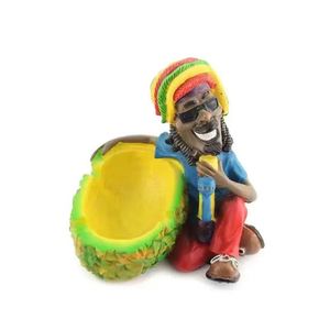 Cendrier <span class=keywords><strong>en</strong></span> résine style jamaïcain, très populaire, pour extérieur, décoration de table, accessoires pour fumeurs, cigarettes, briquets, artisanat - Product Image 2