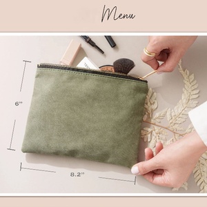 Borsa personalizzata <span class=keywords><strong>per</strong></span> il trucco in velluto <span class=keywords><strong>per</strong></span> donna con nome personalizzato stampato borsa cosmetica da damigella d'onore <span class=keywords><strong>per</strong></span> la mamma o <span class=keywords><strong>per</strong></span> la festa - Product Image 4