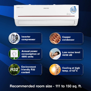 Aire Acondicionado Split Variable Convertible 4 en 1 Voltas de 15-20 Toneladas, Solo Frío, Condensador de Cobre, Nuevo, para Uso en Habitaciones y Hoteles - Product Image 6