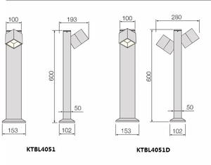 โคมไฟสนาม LED ดีไซน์พิเศษ ตัวเรือนอะลูมิเนียม คุณภาพสูง ราคาประหยัด - Product Image 4