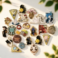 Pins de esmalte de dibujos animados con la frase 'Está bien no estar bien', personalizados, con mensajes positivos e inspiradores de amor, insignias de Año Nuevo Chino, broches de solapa, accesorios de joyería