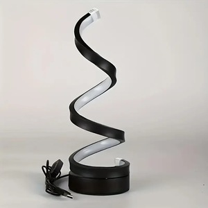 Smart Home Products Spiral Desk Lamp <b>Wire</b> Controlled Three Color <b>LED</b> Ambient <b>Light</b> Suitable for Bars Cafes Bedrooms and Rooms - Product Image 3