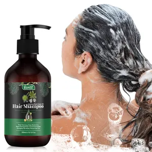 Vente en gros d'ensemble de shampoing et après-shampoing à l'huile de ricin noire de la Jamaïque bio boucles sans cruauté avec kératine pour lutter contre la chute des cheveux