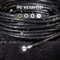 DEPSTECH 5 \ "IPS écran endoscope 1080P HD écran partagé vue caméra d'inspection des égouts 16.5FT plomberie serpent MicroSD pour un usage domestique