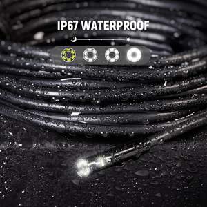 <span class=keywords><strong>DEPSTECH</strong></span> 5 \ "IPS écran endoscope 1080P HD écran partagé vue caméra d'inspection des égouts 16.5FT plomberie serpent MicroSD pour un usage domestique - Product Image 6