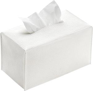 Moderna Funda Rectangular Impermeable para Caja de Pañuelos, Decorativa, de Cuero PU, para Baño, Auto, Dormitorio, Hotel, Restaurante, Oficina, Organizador - Product Image 4