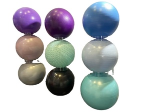 Gyball de <span class=keywords><strong>Yoga</strong></span> antidérapant en PVC, 55cm, exercice de stabilisateur, Anti-explosion personnalisé - Product Image 5