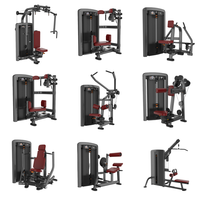 Équipement de fitness commercial pour salles de sport, adapté aux grandes et petites surfaces, avec un schéma personnalisé pour différentes tailles de sites.