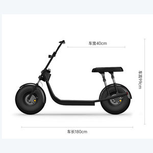 Citycoco 1000W sin escobillas motocicleta eléctrica para adultos 2 ruedas de neumáticos gordos Scooter Eléctrico 8000W Motor de potencia 48V almacenado EE. UU. UE CN - Product Image 3