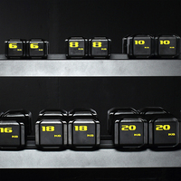 Ensemble d'haltères et de barres compact, facile à démonter et à assembler, avec plaques pour l'entraînement musculaire à domicile et la croissance musculaire