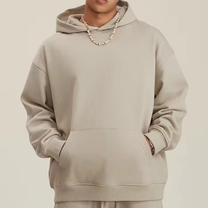 Sudaderas Unisex Holgadas de Algodón Grueso de 350g con Capucha, Logotipo Personalizado Serigrafiado, 100% Teñido Liso, Transpirable, para Invierno - Product Image 6