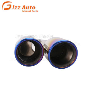 Punta de escape doble universal de 2 pulgadas con entrada única y salida doble de 3.5 pulgadas en forma de Y para coche - Product Image 4